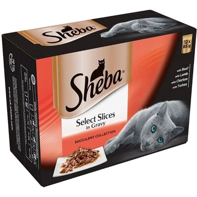 Sheba Brand Select Slices Cat Pouches - Assorted Flavors - Wet Food Sheba Brand Select Slices Cat Pouches - Assorted Flavors - Wet Food