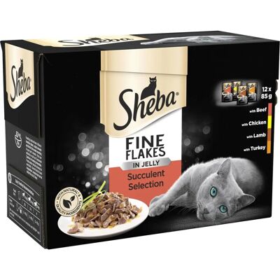 Sheba Fine Flakes 85g Pack - Wet Cat Food Sheba Fine Flakes 85g Pack - Wet Cat Food