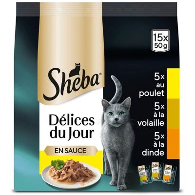Sheba Delice du Jour Våtfoder för katter - Selezione Delicata i Sås Sheba Delice du Jour Våtfoder för katter - Selezione Delicata i Sås