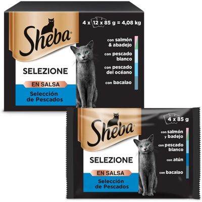 Sheba Cibo Umido per Gatti - 12x85g Sheba Cibo Umido per Gatti - 12x85g