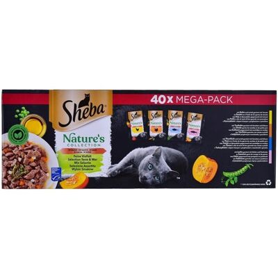 Sheba Nature's Collection Mix - Blöt kattmat - 40X85g Sheba Nature's Collection Mix - Blöt kattmat - 40X85g
