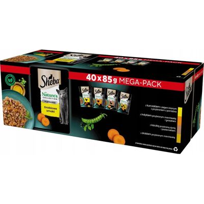 Nourriture pour chats Sheba Nature's Chicken - Aliment humide - Publicité Nourriture pour chats Sheba Nature's Chicken - Aliment humide - Publicité