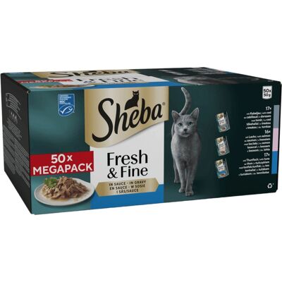 Sheba 4770608266349 Cat Food - Moist, 50g Sheba 4770608266349 Cat Food - Moist, 50g