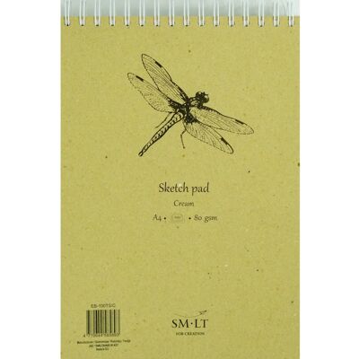 SM-LT Quaderno a spirale crema A4 - Disegno - 100 fogli SM-LT Quaderno a spirale crema A4 - Disegno - 100 fogli