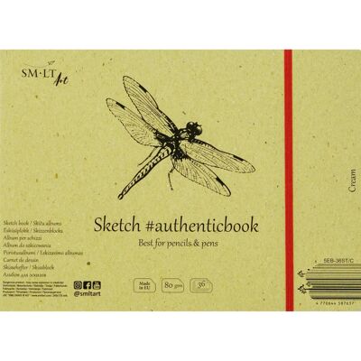 Cuaderno de dibujo SM-LT - Crema - 24,5x17,6cm - 36 hojas - 80 gsm - Bloc de bocetos - OZ-SM58763 Cuaderno de dibujo SM-LT - Crema - 24,5x17,6cm - 36 hojas - 80 gsm - Bloc de bocetos - OZ-SM58763