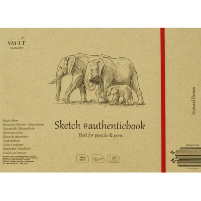 Cuaderno de Dibujo Marrón SM-LT - 24.5x17.6cm - 28 hojas - 135 gsm Cuaderno de Dibujo Marrón SM-LT - 24.5x17.6cm - 28 hojas - 135 gsm