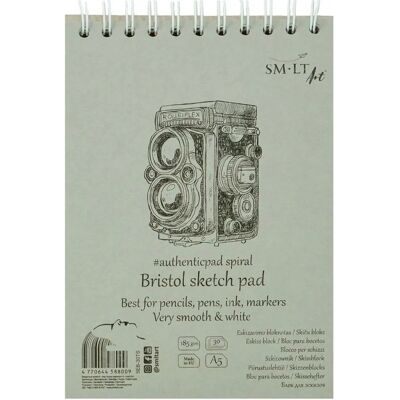 SM-LT Spiral Tekenpapier - A5 - 30 vellen - 185 gsm - FSC SM-LT Spiral Tekenpapier - A5 - 30 vellen - 185 gsm - FSC