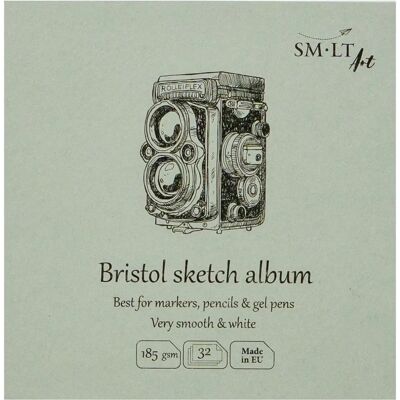 SM-LT OZ-SM58855 - Bristol Kwadratowy notatnik do rysowania - 14x14cm - 32 strony SM-LT OZ-SM58855 - Bristol Kwadratowy notatnik do rysowania - 14x14cm - 32 strony