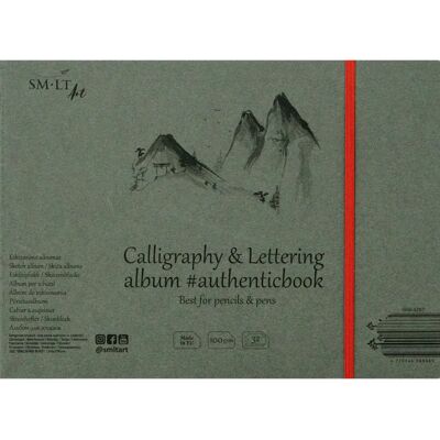 SM-LT Notizbuch - Kalligraphie & Lettering - 24,5x17,6cm - 32 Blätter - Skizzenbuch - OZ-SM58866 SM-LT Notizbuch - Kalligraphie & Lettering - 24,5x17,6cm - 32 Blätter - Skizzenbuch - OZ-SM58866