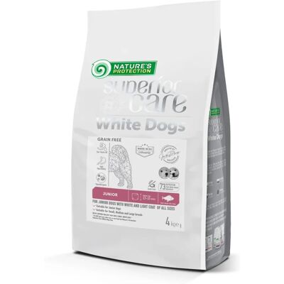 Nature ́s P White Dog Junior 4kg Grain Free With White Fish Transparente Nature ́s P White Dog Junior 4kg Grain Free With White Fish Transparente