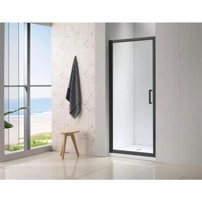 Masterjero - 90x190cm - 6mm Schwarzes Profil - Duschabtrennung Masterjero - 90x190cm - 6mm Schwarzes Profil - Duschabtrennung