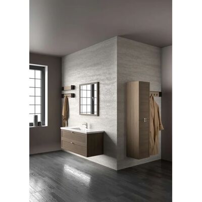WELLTIME Rustic 80x80cm FSC Badezimmer Spiegel - Badspiegel WELLTIME Rustic 80x80cm FSC Badezimmer Spiegel - Badspiegel