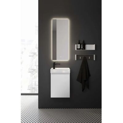 WELLTIME Mini Wandmontage Rechteck Keramikwaschtisch - Waschtisch WELLTIME Mini Wandmontage Rechteck Keramikwaschtisch - Waschtisch