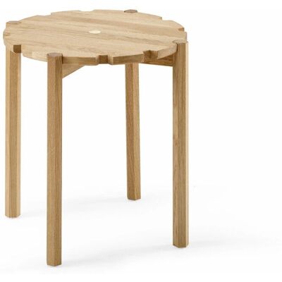 Emko Pinion - Table d'appoint - Chêne naturel - 50cm - Publicité Emko Pinion - Table d'appoint - Chêne naturel - 50cm - Publicité