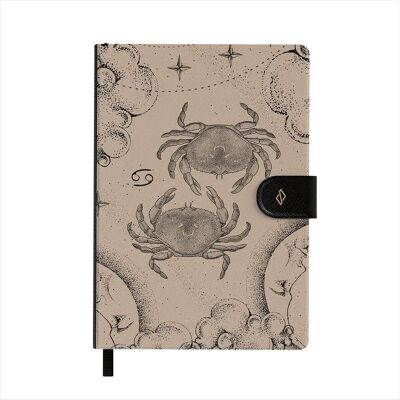 BURGA - Cancer - Beige - Grid - Notizbuch BURGA - Cancer - Beige - Grid - Notizbuch