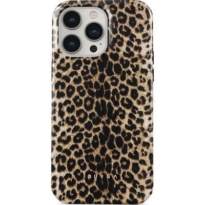 Burga iPhone 13 Pro Leopard Hoes - Schokbestendige Cover Burga iPhone 13 Pro Leopard Hoes - Schokbestendige Cover