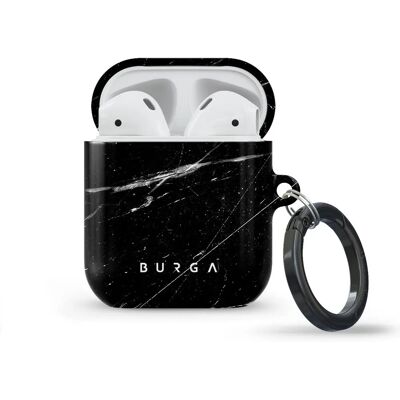 Burga Schwarzer Marmor AirPods Hülle - Origin Burga Schwarzer Marmor AirPods Hülle - Origin