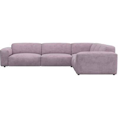 FLEXLUX Lucera Weiches Lavendel Ecksofa - Sofa FLEXLUX Lucera Weiches Lavendel Ecksofa - Sofa