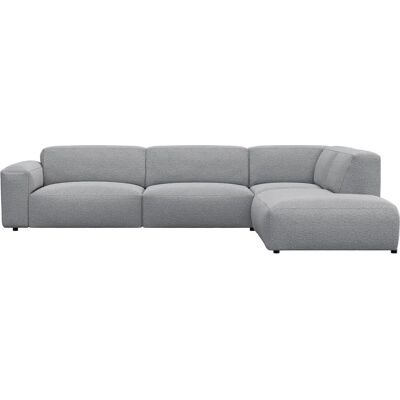 FLEXLUX Lucera Grau Modernes Sofa - Sofa FLEXLUX Lucera Grau Modernes Sofa - Sofa