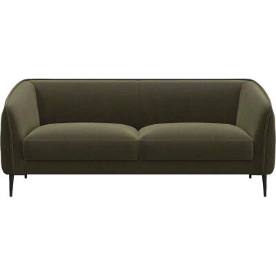 FLEXLUX Belle Moosgrün Samtsofa - Sofa FLEXLUX Belle Moosgrün Samtsofa - Sofa