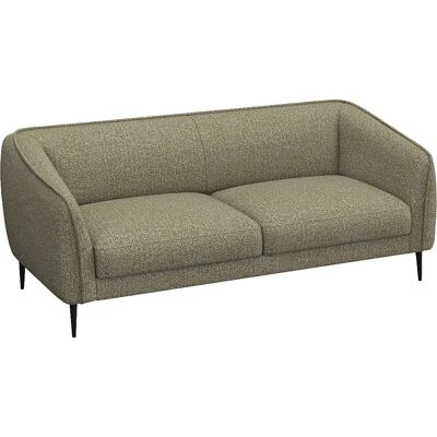 FLEXLUX Belle Grünes Bouclé Sofa - 188x74x89cm - Skandinavisches Design FLEXLUX Belle Grünes Bouclé Sofa - 188x74x89cm - Skandinavisches Design
