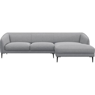 FLEXLUX Belle L-Form-Sofa - Skandinavisches Design mit Chenille FLEXLUX Belle L-Form-Sofa - Skandinavisches Design mit Chenille