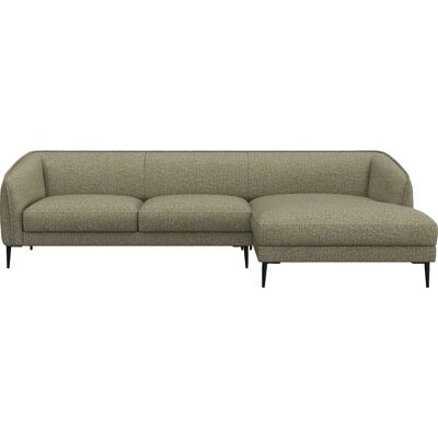 FLEXLUX Belle L-Form Sofa - Bouclé Chaiselongue FLEXLUX Belle L-Form Sofa - Bouclé Chaiselongue