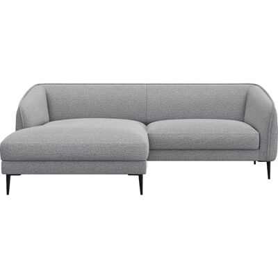 FLEXLUX Belle Designsofa - Grau, Linke Chaiselongue, Skandinavisches Design FLEXLUX Belle Designsofa - Grau, Linke Chaiselongue, Skandinavisches Design