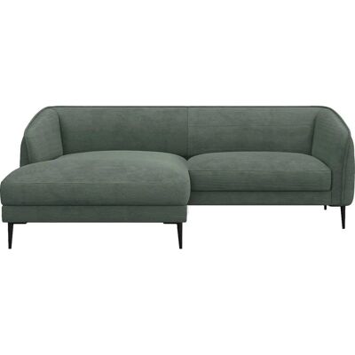 FLEXLUX Belle Designsofa - Skandinavisches, Bouclé, Grün FLEXLUX Belle Designsofa - Skandinavisches, Bouclé, Grün