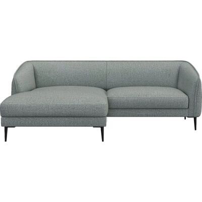 FLEXLUX Belle Himmelblau Modernes Chaiselongue Sofa FLEXLUX Belle Himmelblau Modernes Chaiselongue Sofa