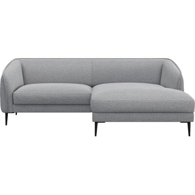 FLEXLUX Belle Grau Ecksofa - Modernes Skandinavisches Design FLEXLUX Belle Grau Ecksofa - Modernes Skandinavisches Design
