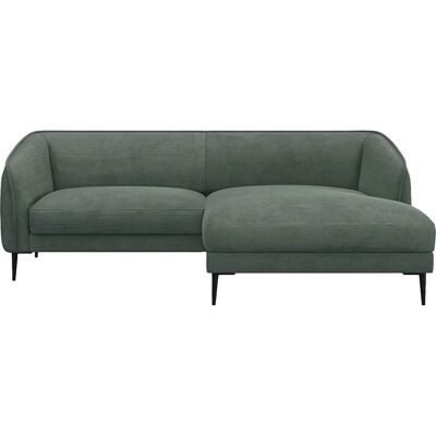 FLEXLUX Belle Grünes L-Form Sofa - Sofa FLEXLUX Belle Grünes L-Form Sofa - Sofa