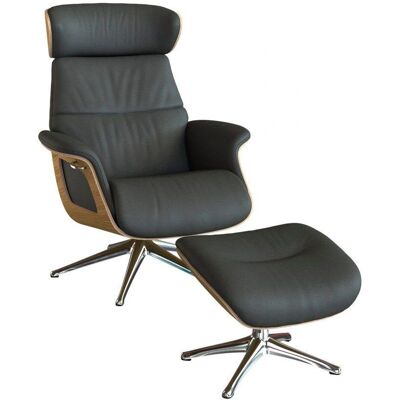 FLEXLUX Clement Leder Relaxsessel - Verstellbare Kopfstütze FLEXLUX Clement Leder Relaxsessel - Verstellbare Kopfstütze
