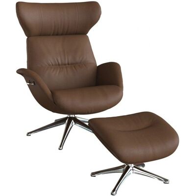 FLEXLUX Relaxsessel More - Echtleder, Kopfstütze & Rückenverstellung FLEXLUX Relaxsessel More - Echtleder, Kopfstütze & Rückenverstellung
