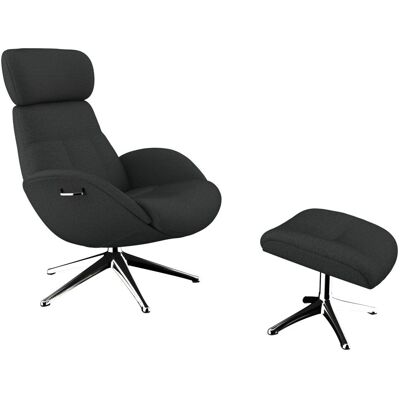 FLEXLUX Relaxsessel Elegant - Verstellbarer, Gasfeder, Grau FLEXLUX Relaxsessel Elegant - Verstellbarer, Gasfeder, Grau