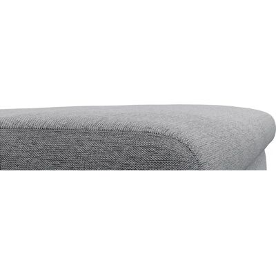 FLEXLUX Lovane Pouf - Grau Chenille, 131x44x61cm FLEXLUX Lovane Pouf - Grau Chenille, 131x44x61cm