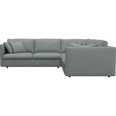 FLEXLUX Lovane Himmelblau Modernes Lounge-Sofa - Sofa FLEXLUX Lovane Himmelblau Modernes Lounge-Sofa - Sofa