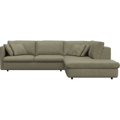 FLEXLUX Lovane Grünes Sofa - L-Form Modernes Design FLEXLUX Lovane Grünes Sofa - L-Form Modernes Design