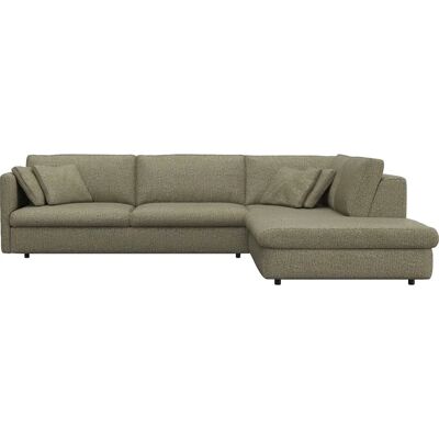 FLEXLUX Lovane Grünes Sofa - Tiefes Komfort-Lounge FLEXLUX Lovane Grünes Sofa - Tiefes Komfort-Lounge
