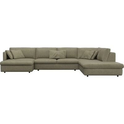 FLEXLUX - Lovane - Grün - U-Form - Sofa FLEXLUX - Lovane - Grün - U-Form - Sofa