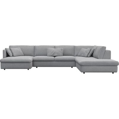 FLEXLUX Lovane U-Form Sofa - Modernes Lounge, Tiefe Sitzfläche, Skandinavisches Design FLEXLUX Lovane U-Form Sofa - Modernes Lounge, Tiefe Sitzfläche, Skandinavisches Design