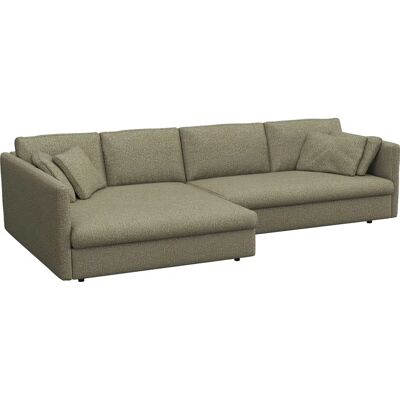 FLEXLUX Lovane Grünes Sofa - Lounge, 290x84x185cm, Bouclé FLEXLUX Lovane Grünes Sofa - Lounge, 290x84x185cm, Bouclé