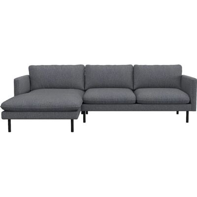 FLEXLUX Bolzano Navy Blau L-förmiges Sofa - Sofa FLEXLUX Bolzano Navy Blau L-förmiges Sofa - Sofa
