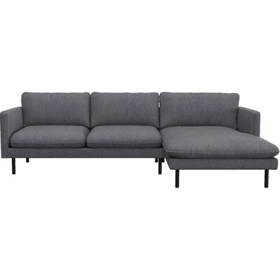 FLEXLUX Bolzano Navy Blau L-Form Sofa - Sofas FLEXLUX Bolzano Navy Blau L-Form Sofa - Sofas