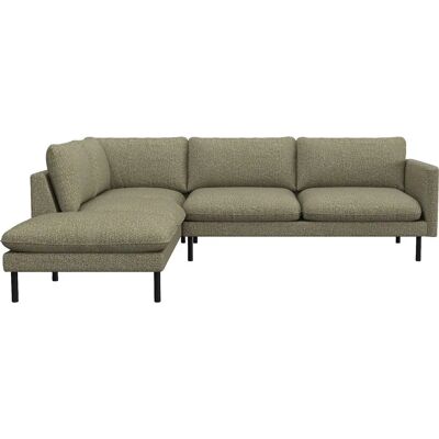 FLEXLUX Bolzano Ecksofa - Bouclé Grün FLEXLUX Bolzano Ecksofa - Bouclé Grün