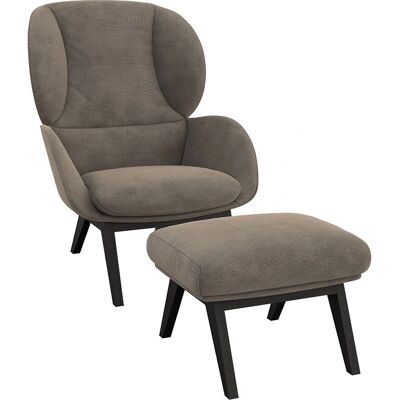 FLEXLUX Adria Taupe Braun Sessel FLEXLUX Adria Taupe Braun Sessel