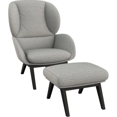 FLEXLUX Adria Fußhocker - Fußhocker, Grau, 54cm x 41cm x 41cm FLEXLUX Adria Fußhocker - Fußhocker, Grau, 54cm x 41cm x 41cm
