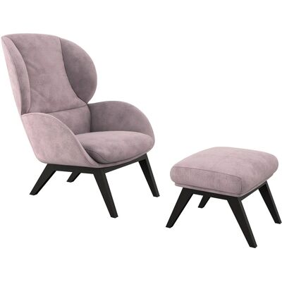 FLEXLUX Adria Fußhocker - Fußhocker, Flieder, 54x41x41cm FLEXLUX Adria Fußhocker - Fußhocker, Flieder, 54x41x41cm