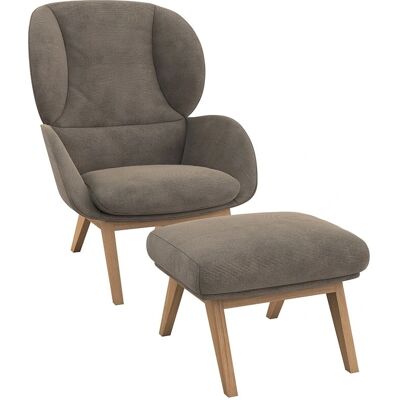 FLEXLUX Adria Taupe Braun Sessel FLEXLUX Adria Taupe Braun Sessel