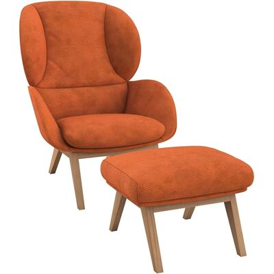 FLEXLUX Adria Organischer Sessel Burned Orange - Sitz & Komfort FLEXLUX Adria Organischer Sessel Burned Orange - Sitz & Komfort